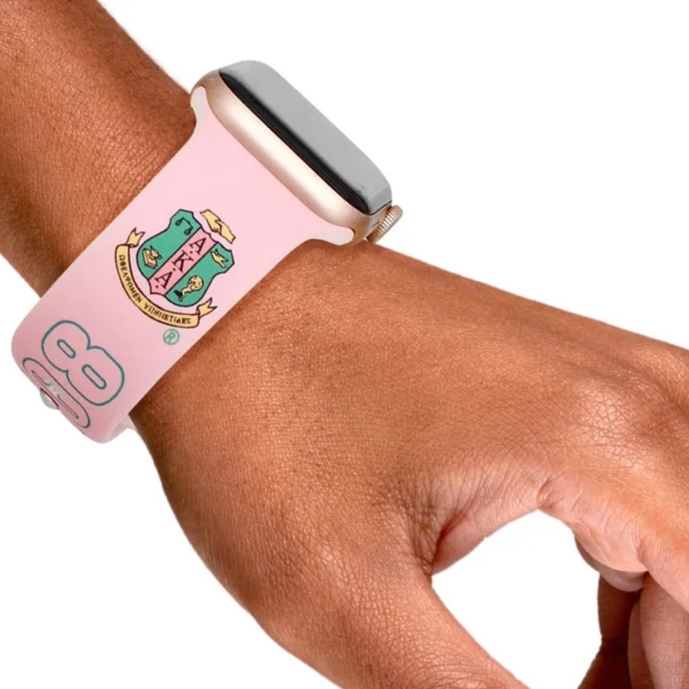 Timeless Elegance: The AKA Sorority Pink 1908 Watch Band Strap